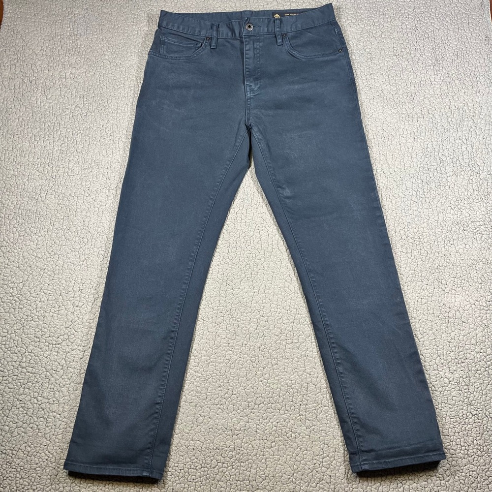 Roark Jeans HWY 128 Denim Mens Straight Fit Size 33 Slate Blue RD213